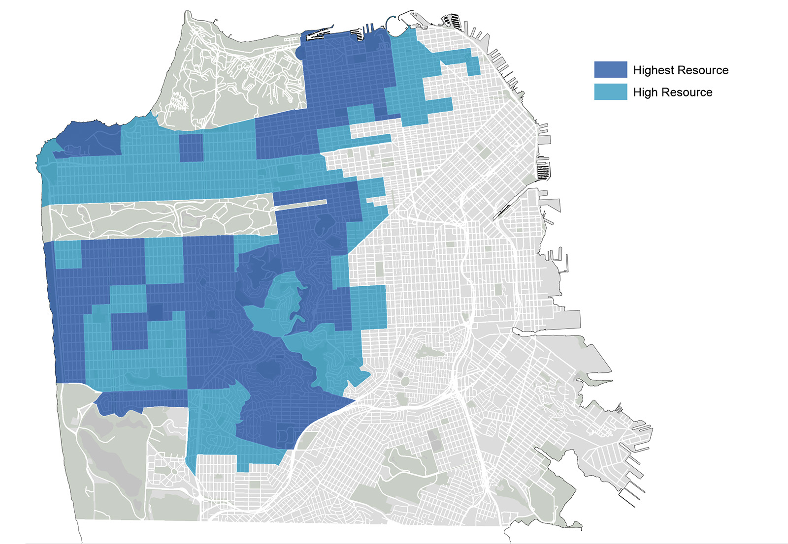 Figure 20. Map of Well-resourced Neighborhoods