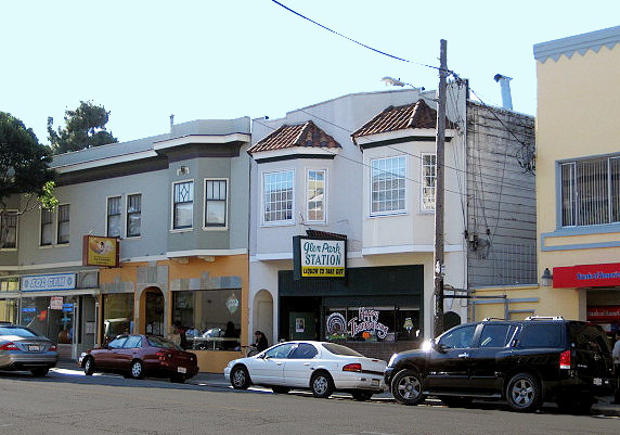 Photos of commercial groundfloor of buildings in the Glen Park neighborhood